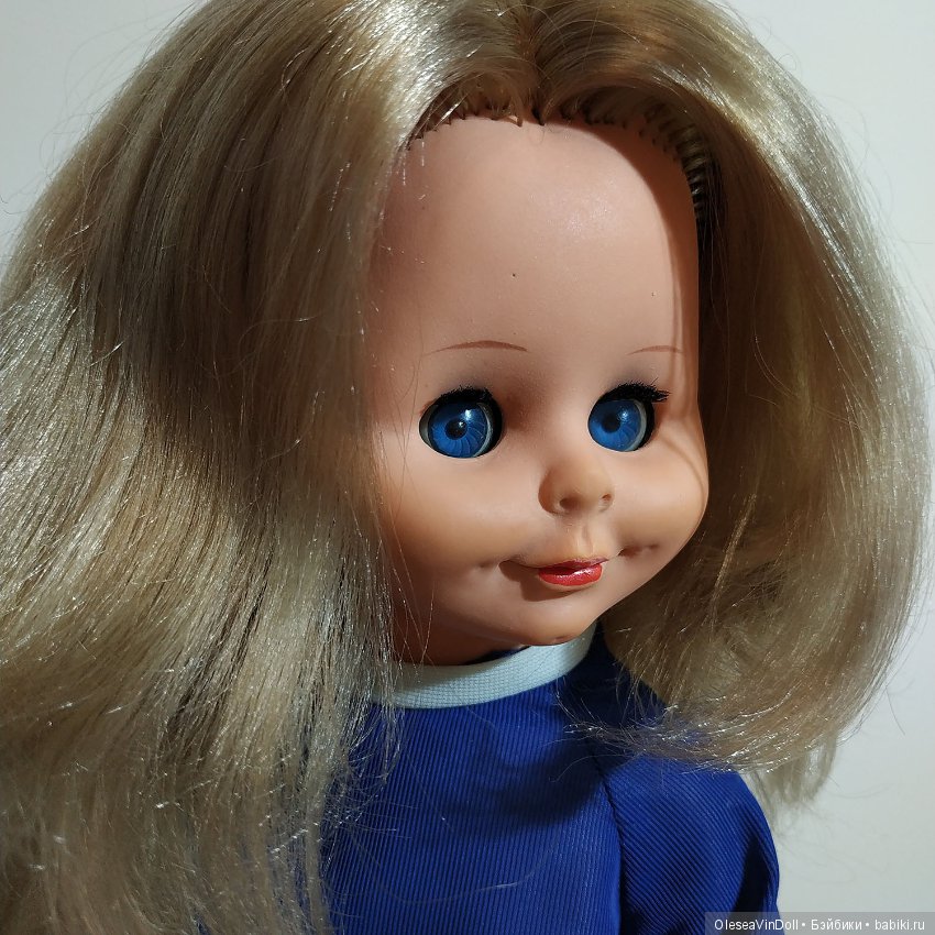 Улыбашка с ямочками. Винтажная немецкая кукла ГДР рост 40 см Sonni (фото 9)