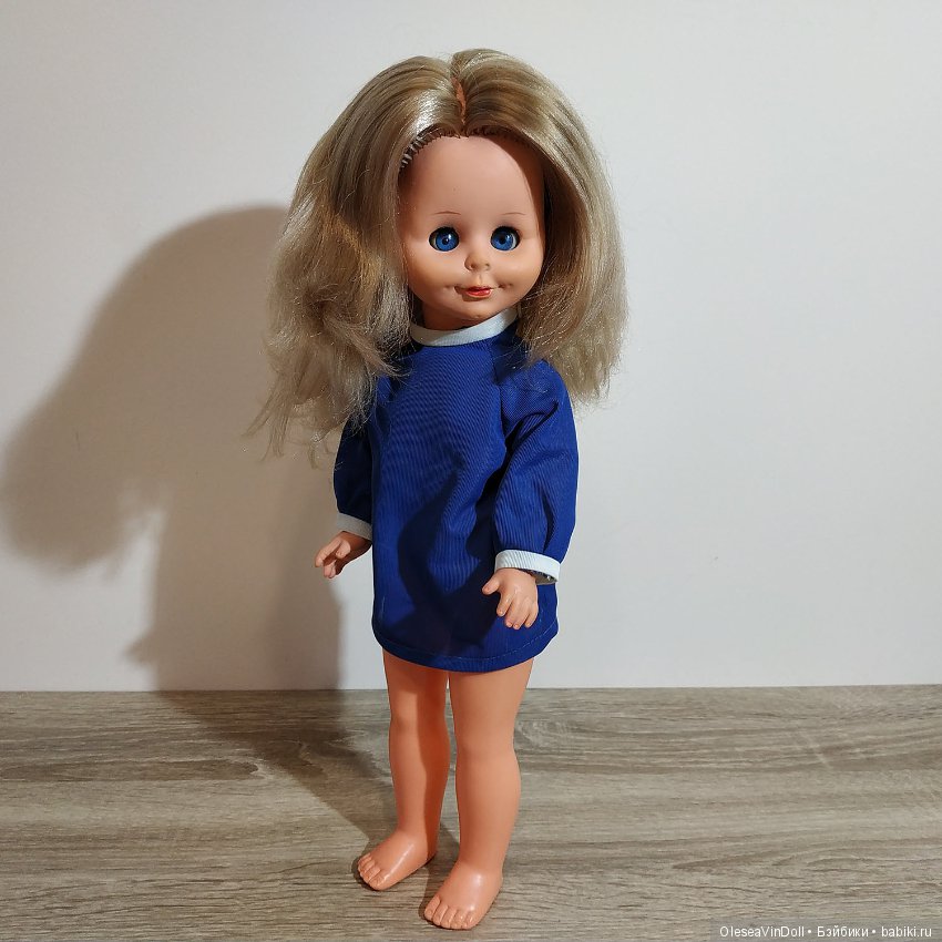 Улыбашка с ямочками. Винтажная немецкая кукла ГДР рост 40 см Sonni (фото 7)