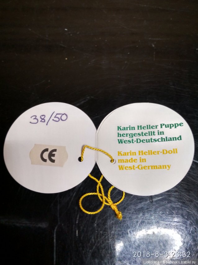 Редкая интересная девочка от Karin Heller #38/50. Рассрочка