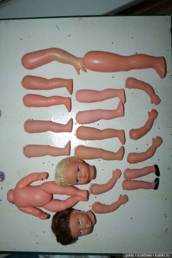 Продам запасные части для кукол переходного периода и куколок ГДР (фото 2)