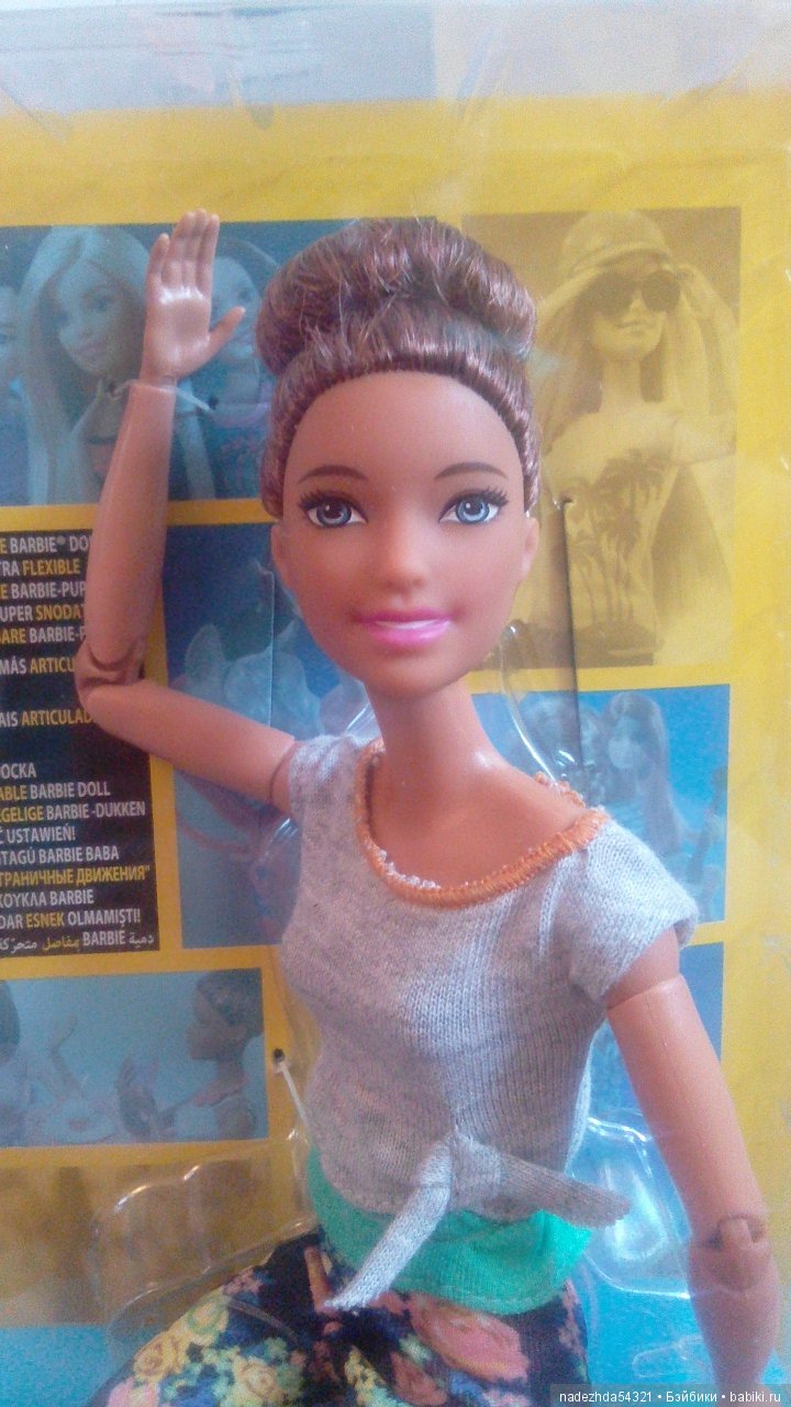 Новинка 2018 года Барби (Barbie) "Безграничные движения" брюнетка (2) (фото 3)