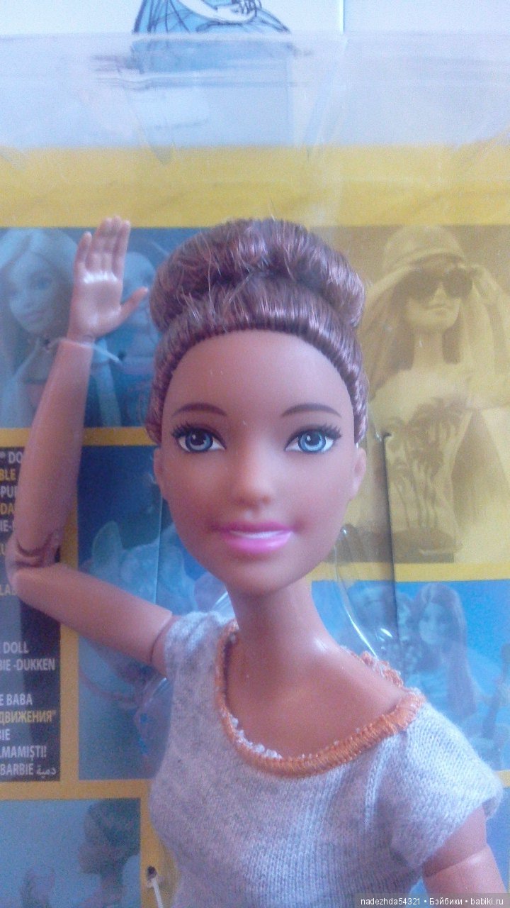 Новинка 2018 года Барби (Barbie) "Безграничные движения" брюнетка (2) (фото 4)