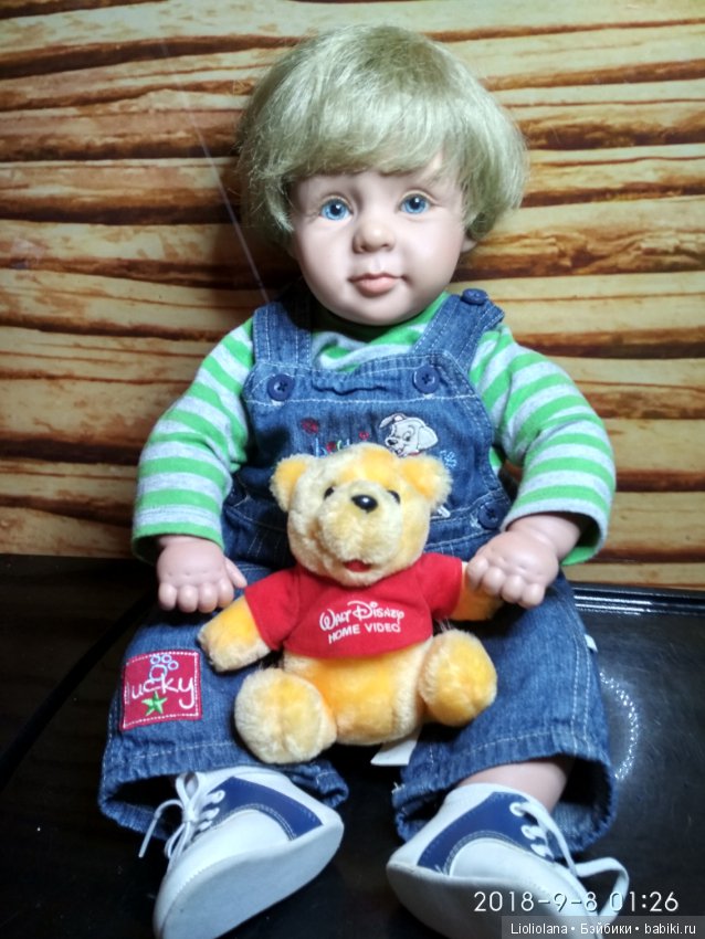 Мальчик с Винни Пухом от Pat Secrist. Рассрочка