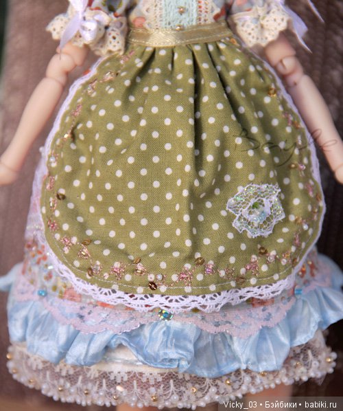 2 комплекта и белое платье для Blythe или Забавы, mini Riz Planetdoll, Yo-sd (фото 8)