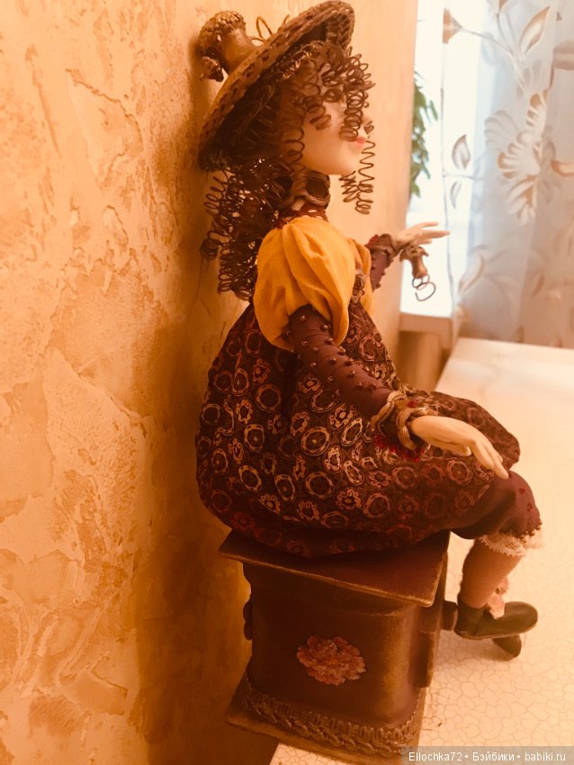 Авторская кукла «Кофейная рапсодия» (фото 4)