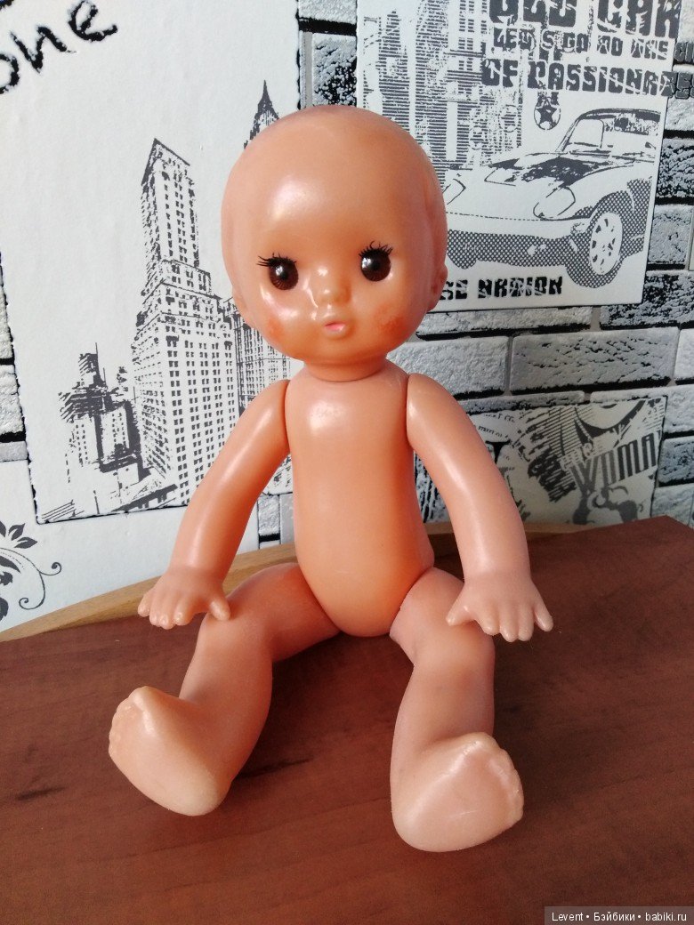 Пупс СССР, 33см — Винтажные куклы и игрушки детства