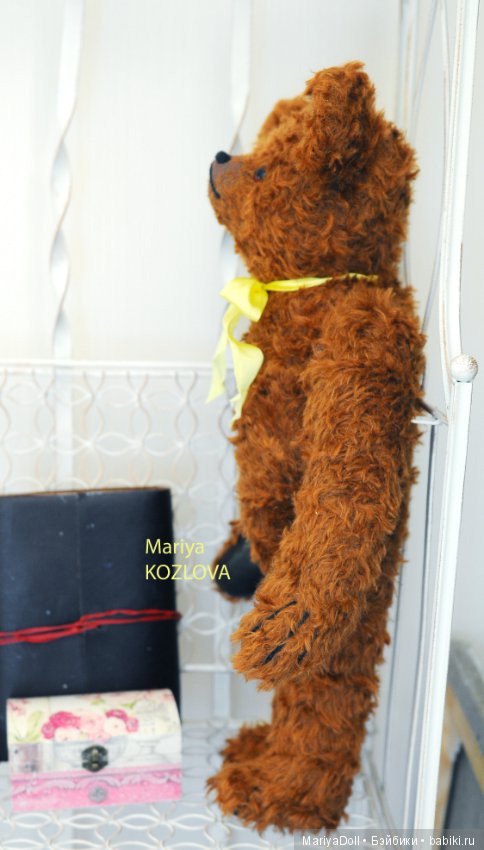 Выкройка Большой Характерный Мишки Тедди Немецкий Традиционный Медведь Задира Нос Кверху (фото 5)