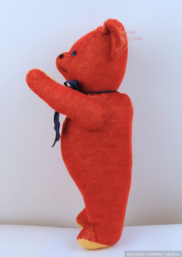 Выкройка Цирковой Мишка Тедди Шарнирный Антикварный Медведь Лампочки в Глазах (фото 6)