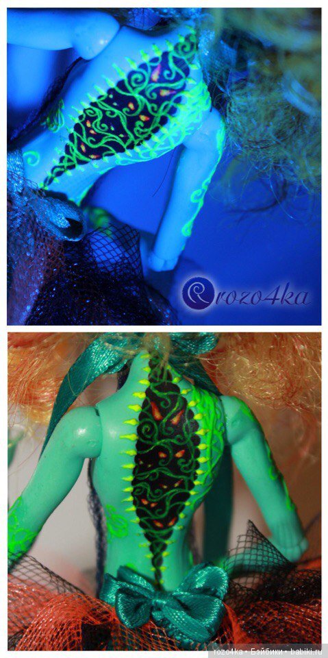 NEON WITCH OOAK Honey Swamp Monster High (фото 6)