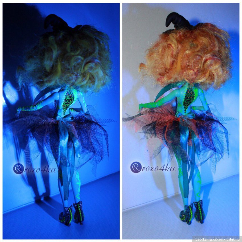 NEON WITCH OOAK Honey Swamp Monster High (фото 5)
