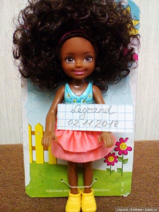 Челси афро из Barbie Club Chelsea, Mattel (фото 6)