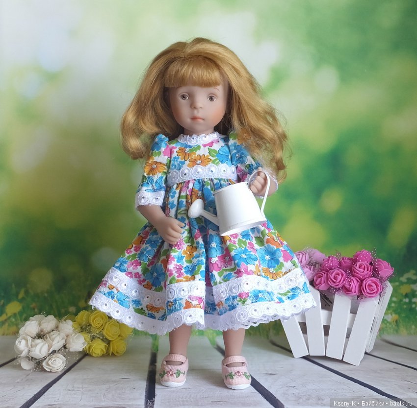 Журнал по шитью одежды для кукол Минуш/Minouche «Маленькая барышня. Летние прогулки» (фото 7)