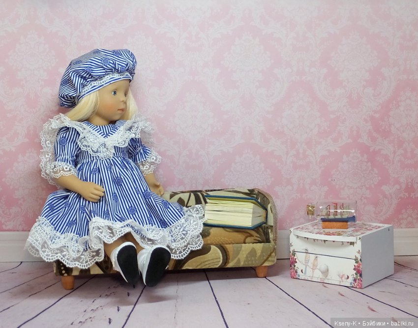 Журнал по шитью одежды для кукол Минуш/Minouche «Маленькая барышня. Летние прогулки» (фото 5)