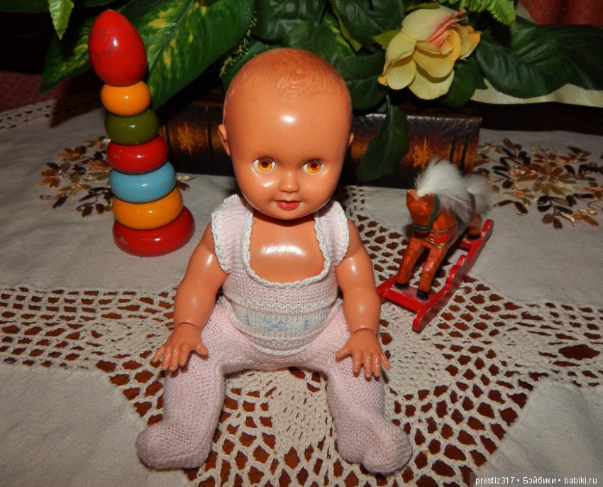 Редкий,старинный пупс с поворотными кистями и флиртующими глазами .50-е,60-е годы.Доставка (фото 4)