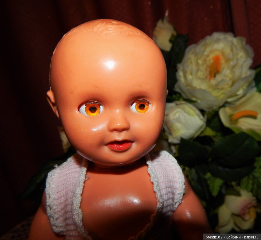 Редкий,старинный пупс с поворотными кистями и флиртующими глазами .50-е,60-е годы.Доставка (фото 8)