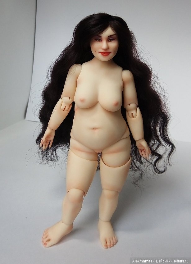 Авторская БЖД кукла Пышка от Александры Соцковой с росписью от Анны Носовой (фото 4)