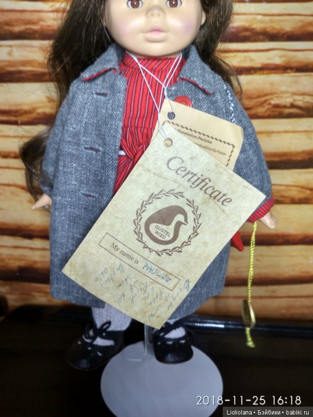 Виниловая кукла Паулина от Eva Reick. Германия. 1991 год. Рассрочка (фото 5)