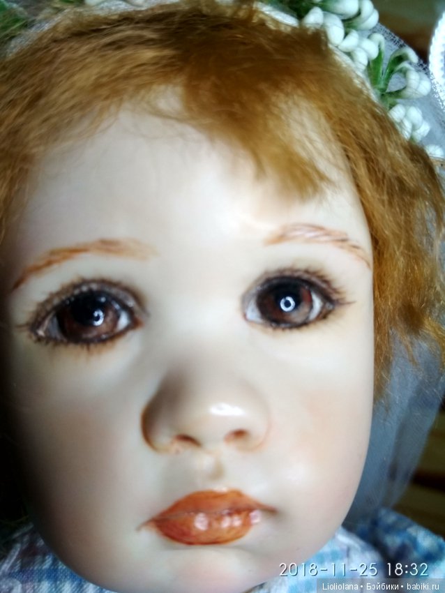 Редчайшая фарфоровая(резин) кукла от AADA Обещание.#1/5. Рассрочка (фото 7)