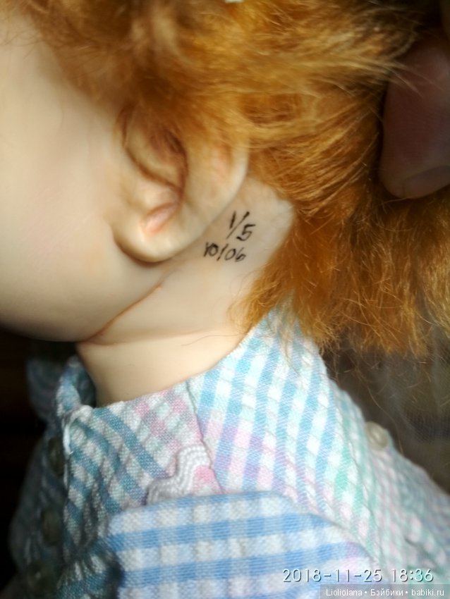Редчайшая фарфоровая(резин) кукла от AADA Обещание.#1/5. Рассрочка
