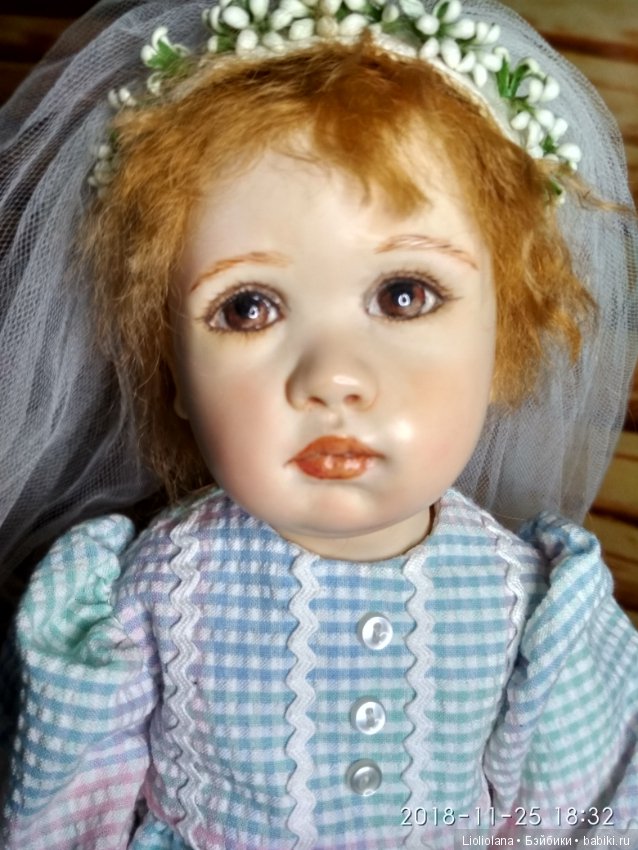 Редчайшая фарфоровая(резин) кукла от AADA Обещание.#1/5. Рассрочка (фото 6)