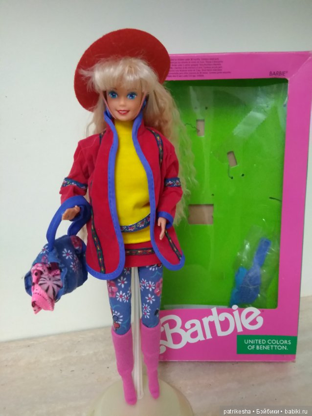 Очаровательная стильная девочка из 90-х - Barbie Benetton. 