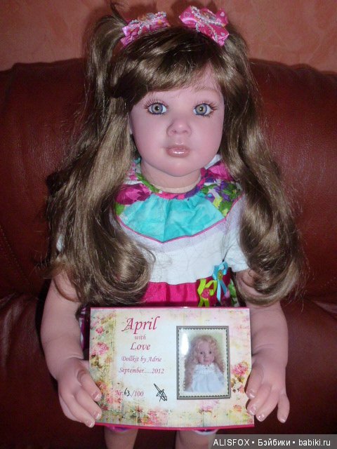 Реборн Милана из лимитированного молда April by Andrie Stoete