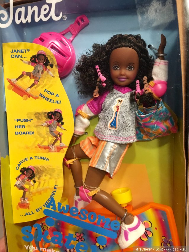 Дженет на скейте/ Janet awesome skateboard (фото 5)