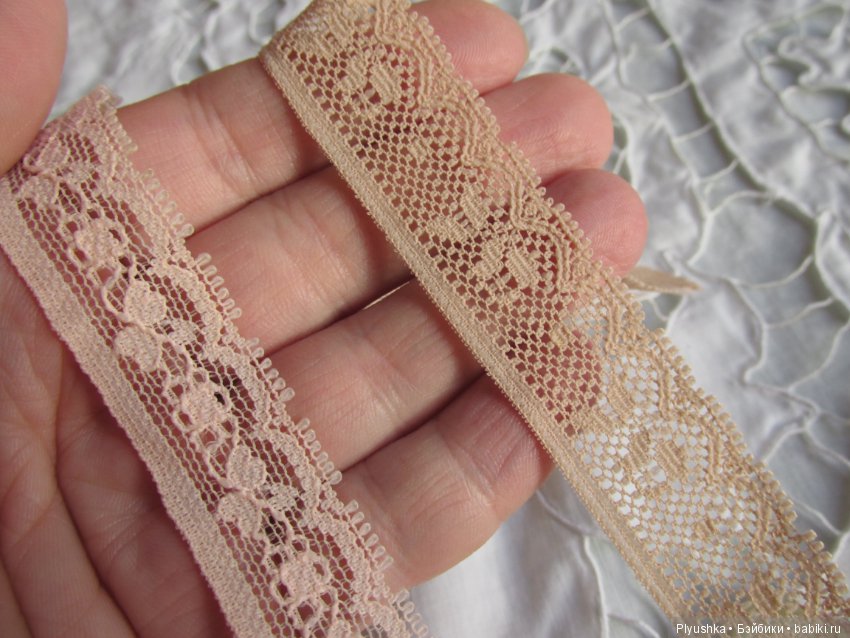 Узкие винтажные французские кружева