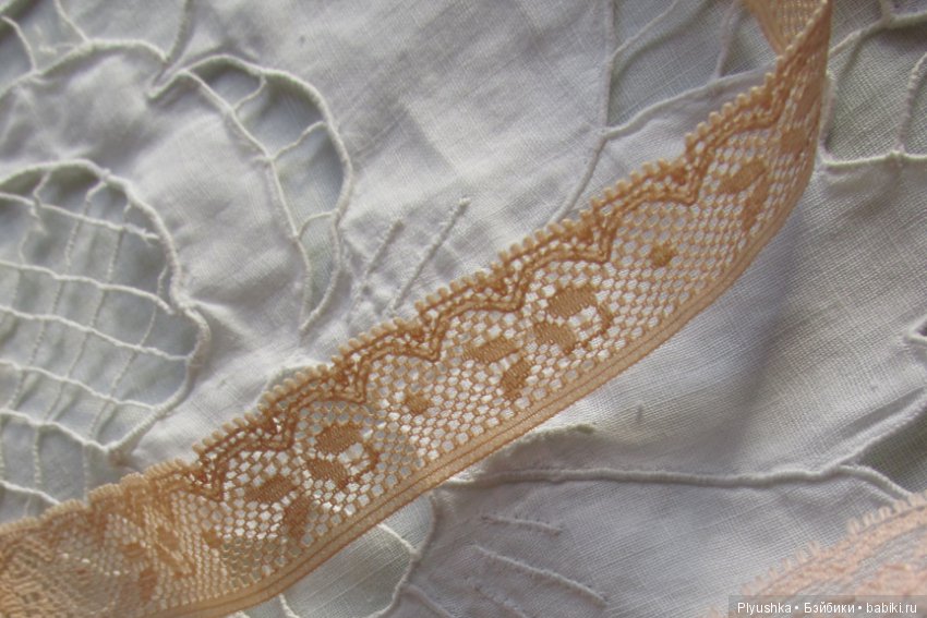 Узкие винтажные французские кружева (фото 4)