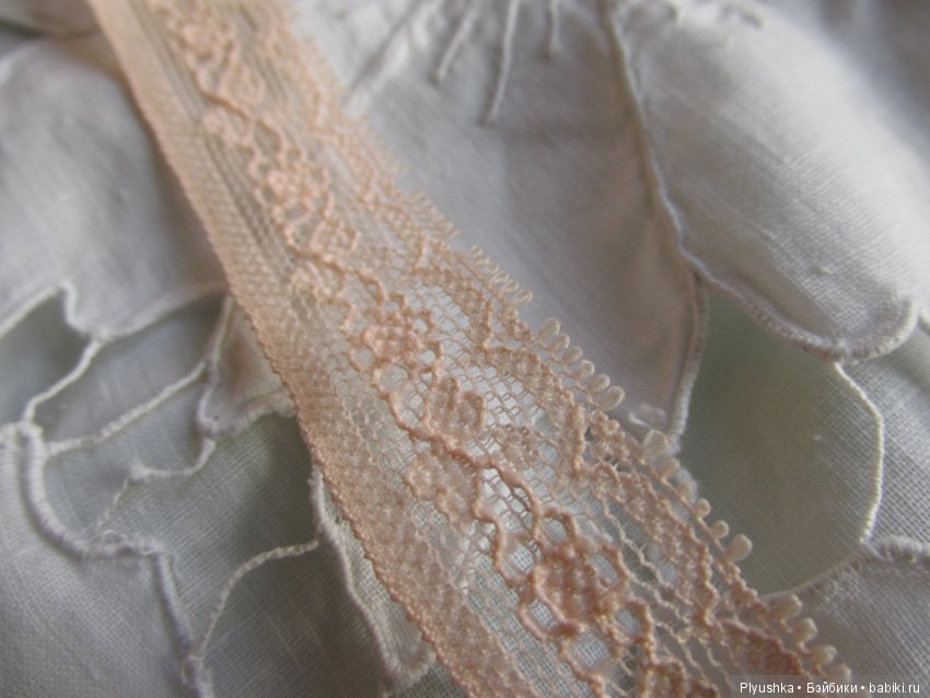Узкие винтажные французские кружева (фото 5)