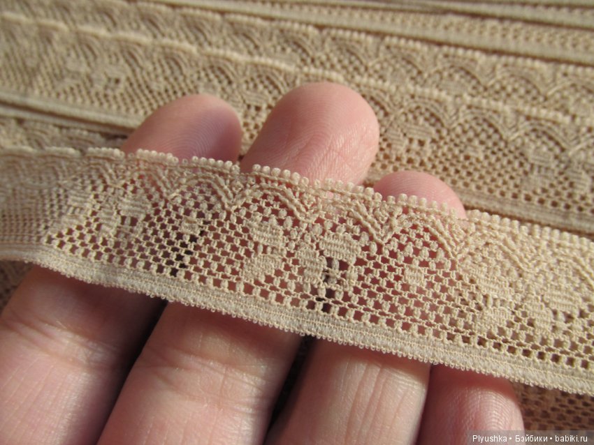 Узкие винтажные французские кружева (фото 3)