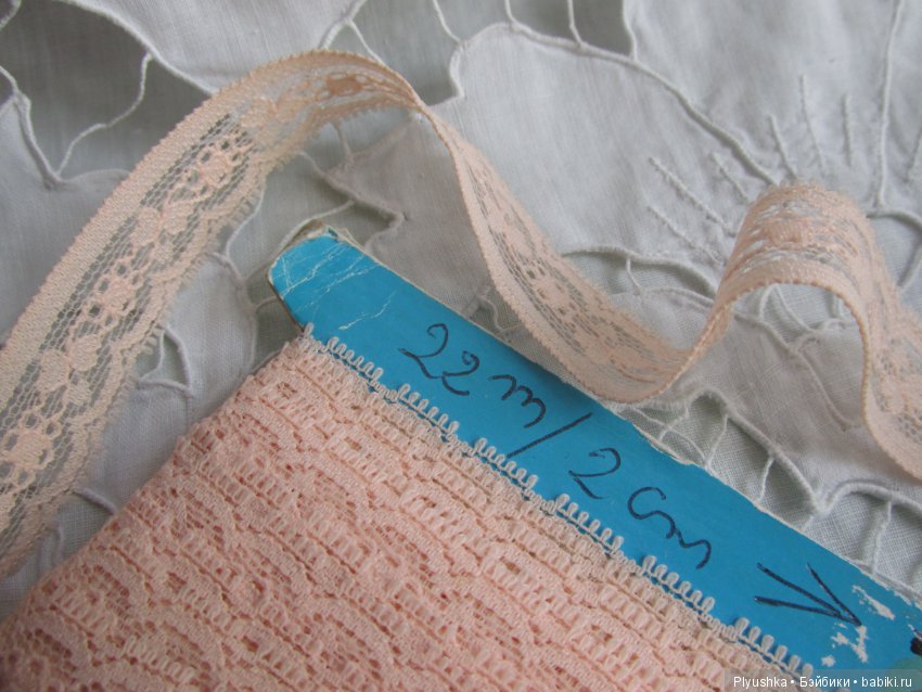 Узкие винтажные французские кружева (фото 7)