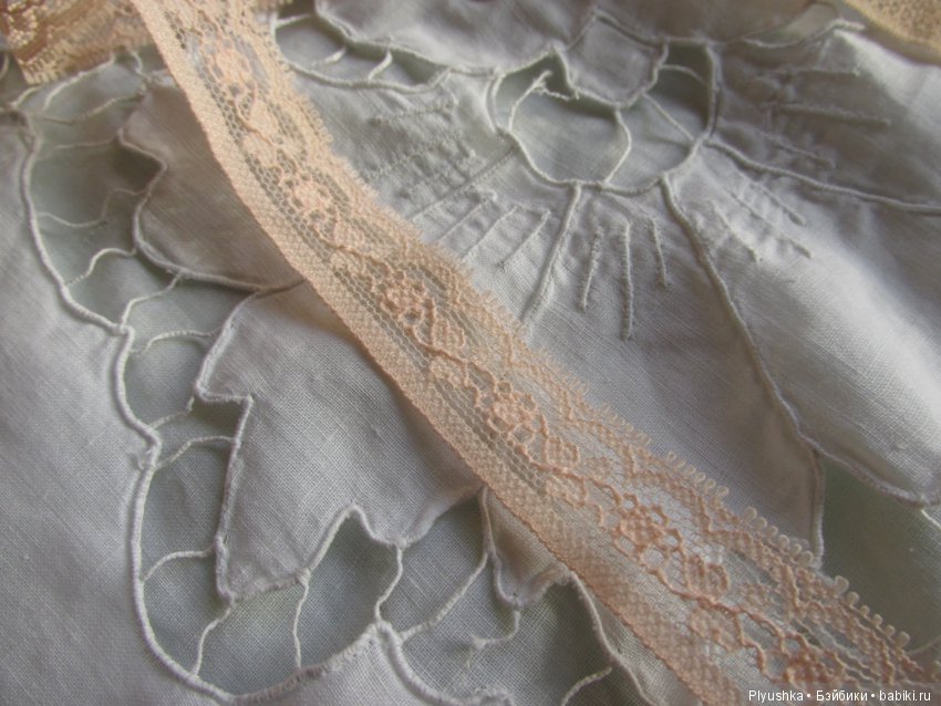 Узкие винтажные французские кружева (фото 6)