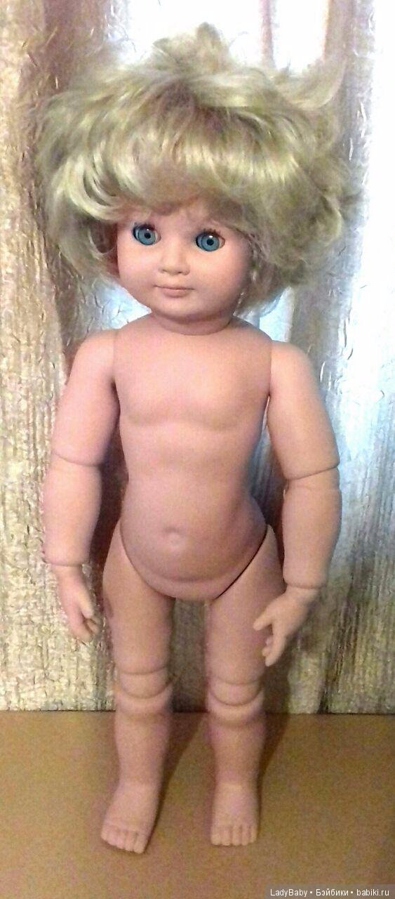 Раритетная шарнирная винтажная девочка Бигги из материала биггидур от WPM (фото 5)