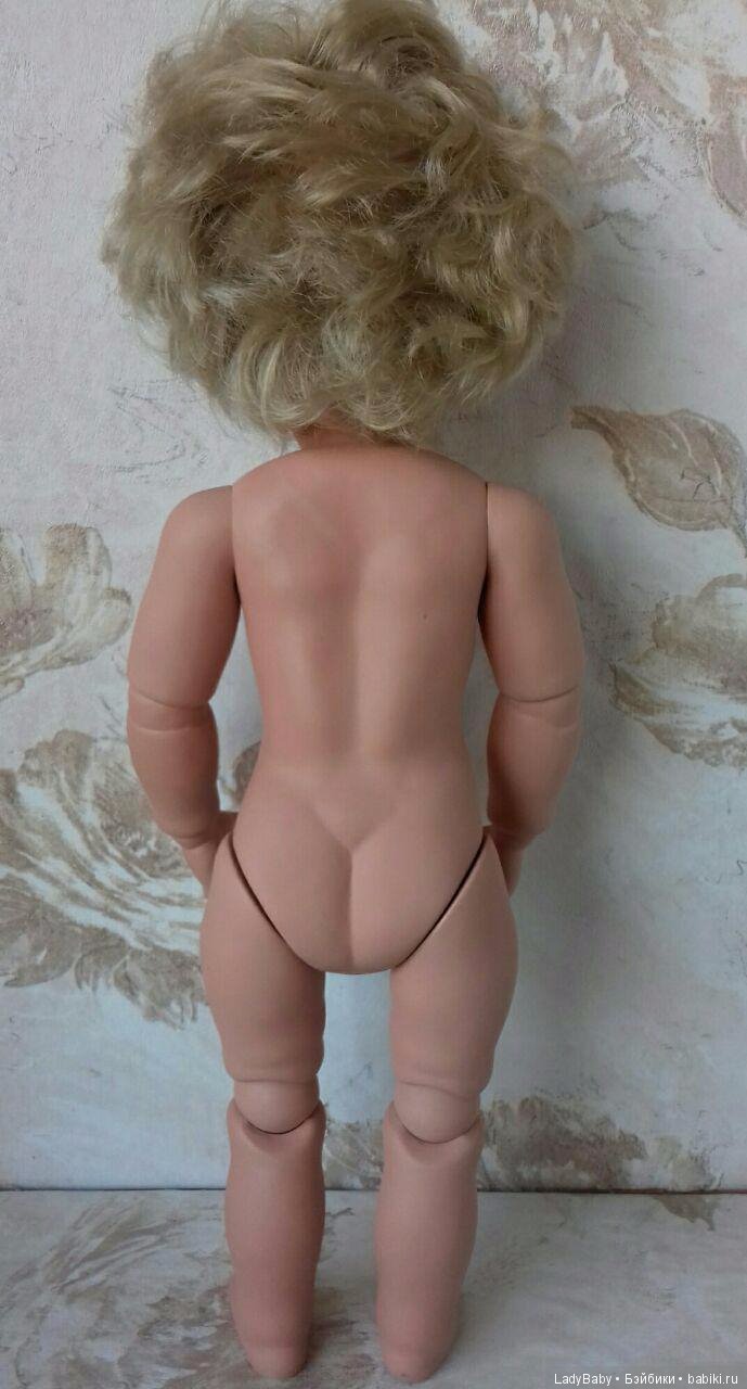 Раритетная шарнирная винтажная девочка Бигги из материала биггидур от WPM (фото 6)