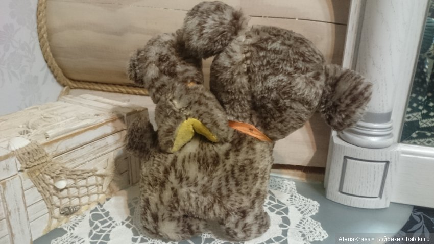 Собачка со щенком,ГДР — Винтажные куклы и игрушки детства (фото 3)