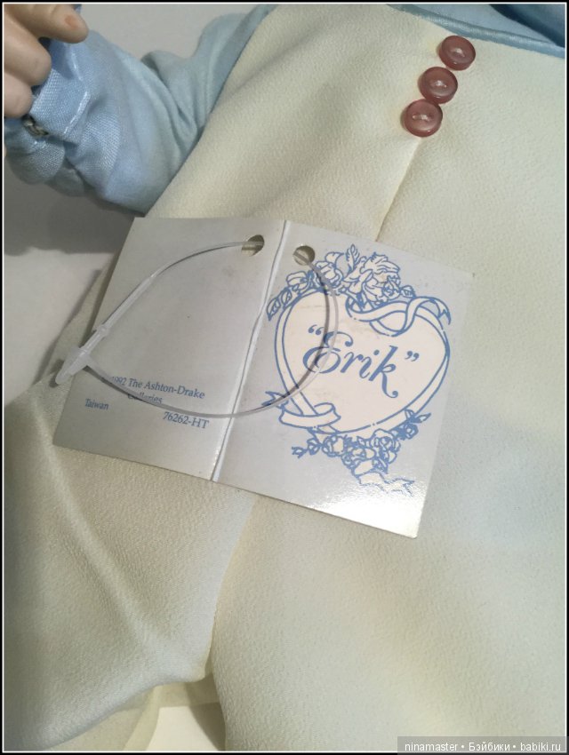 Фарфоровый малыш Erik от Ashton-Drake Gallery (фото 6)