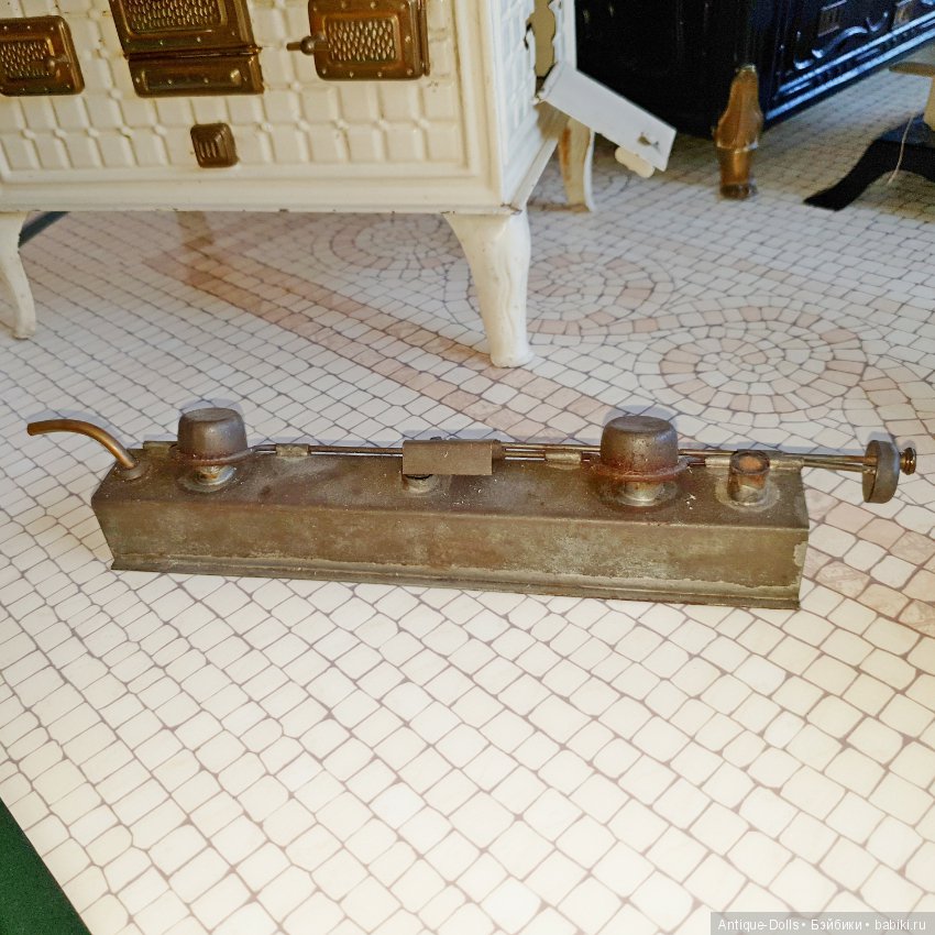 Антикварная печь для кукол производства германской фабрики (фото 3)