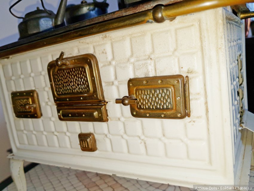 Антикварная печь для кукол производства германской фабрики (фото 4)