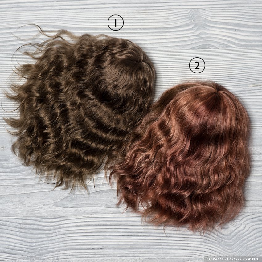 Как покрасить парик из козы