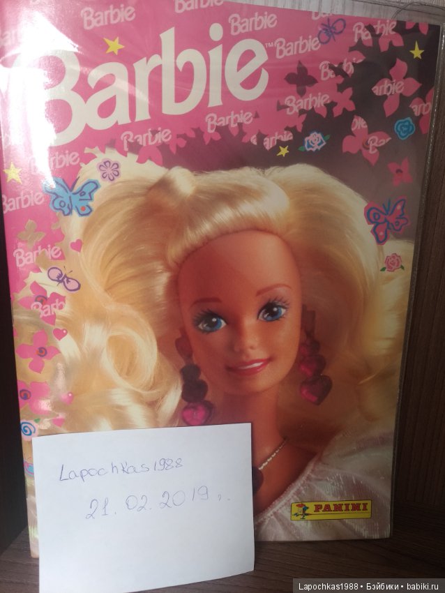 Album barbie cheap panini 1993