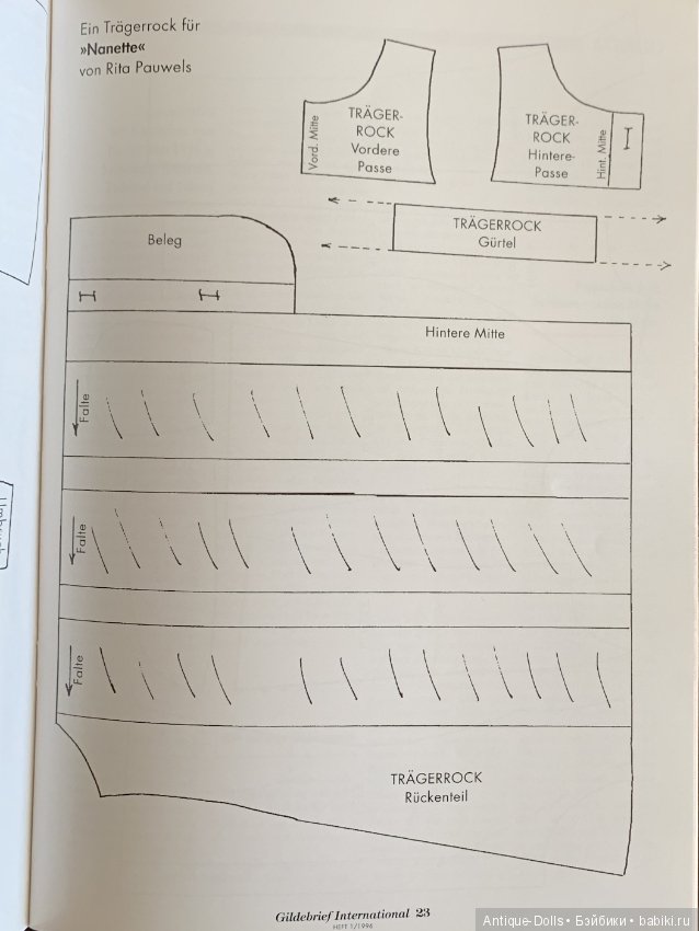 Журнал об антикварных куклах Gildebrief, 01.1996 (фото 9)