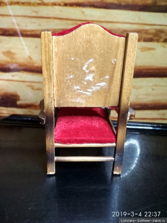 Мягкое кресло для небольших кукол (фото 3)