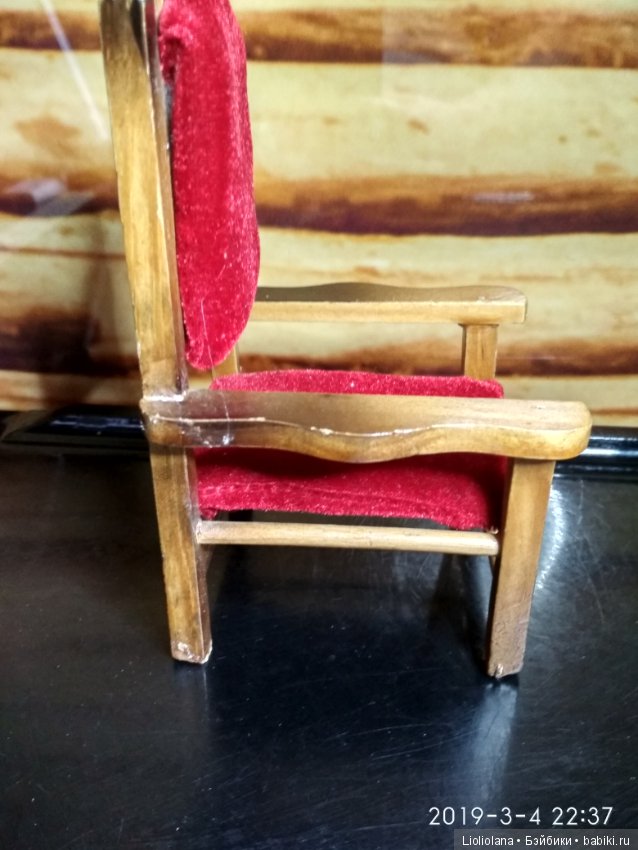 Мягкое кресло для небольших кукол (фото 4)