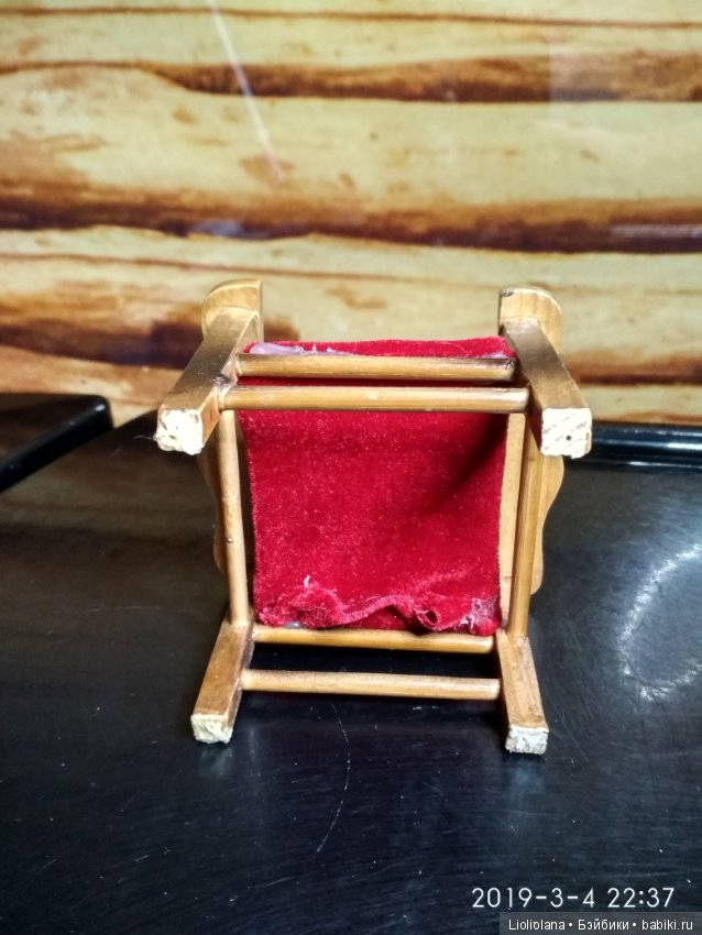 Мягкое кресло для небольших кукол (фото 5)