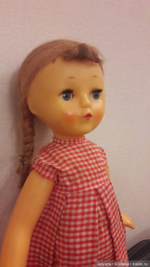 Кукла СССР паричковая, ранняя (фото 9)