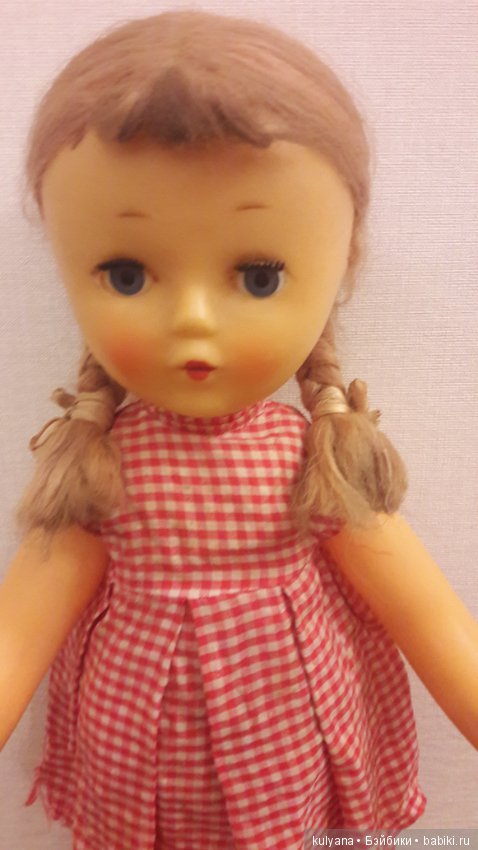 Кукла СССР паричковая, ранняя (фото 2)