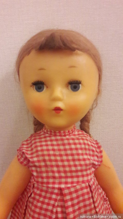 Кукла СССР паричковая, ранняя (фото 5)