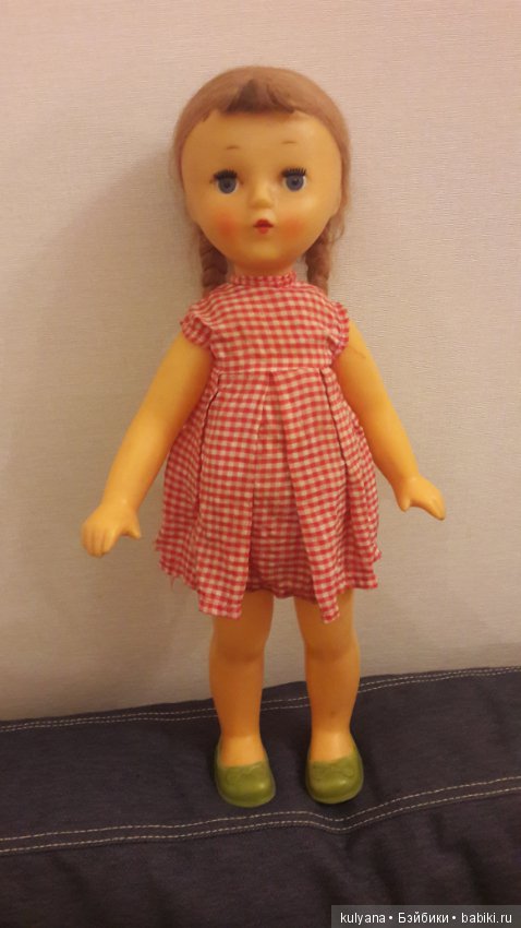 Кукла СССР паричковая, ранняя