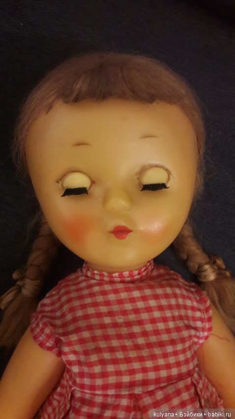 Кукла СССР паричковая, ранняя (фото 8)